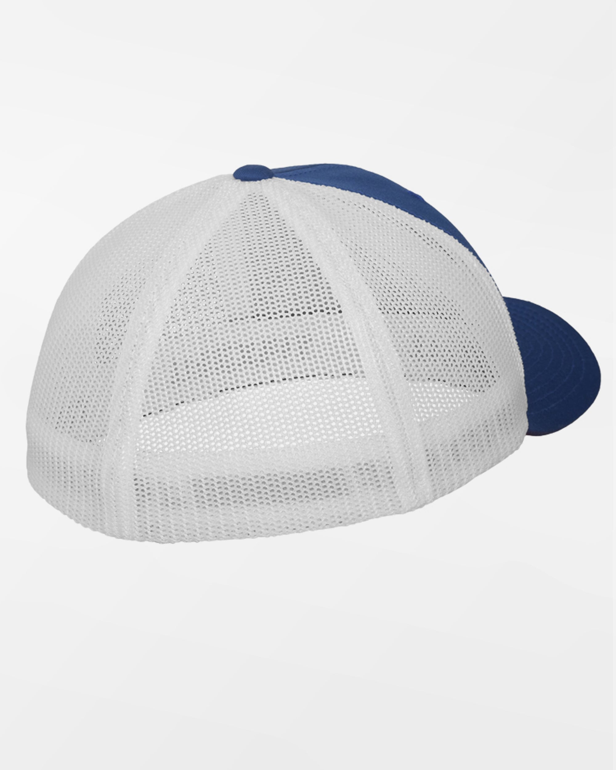 Yupoong Flexfit Mesh Trucker Cap, weiss-royal blau-DIAMOND PRIDE