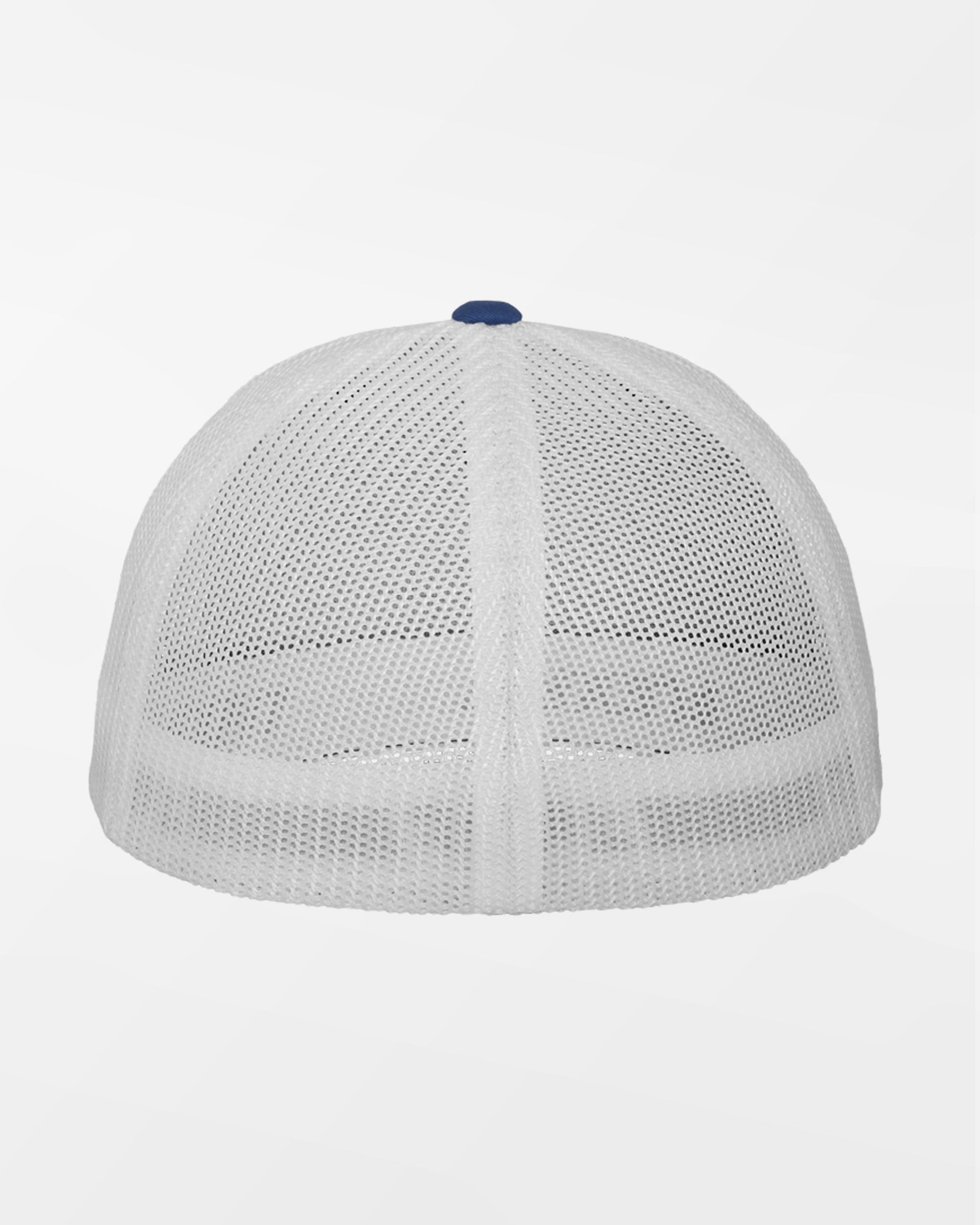 Yupoong Flexfit Mesh Trucker Cap, weiss-royal blau-DIAMOND PRIDE