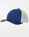 Yupoong Flexfit Mesh Trucker Cap, weiss-royal blau-DIAMOND PRIDE