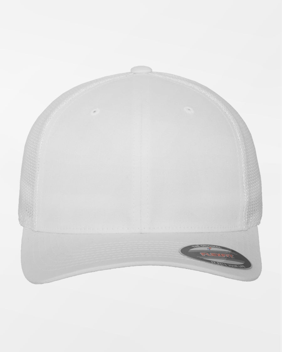 Yupoong Flexfit Mesh Trucker Cap, weiss-DIAMOND PRIDE