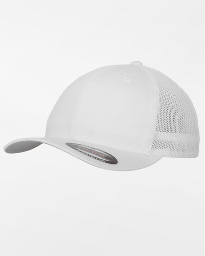 Yupoong Flexfit Mesh Trucker Cap, weiss-DIAMOND PRIDE