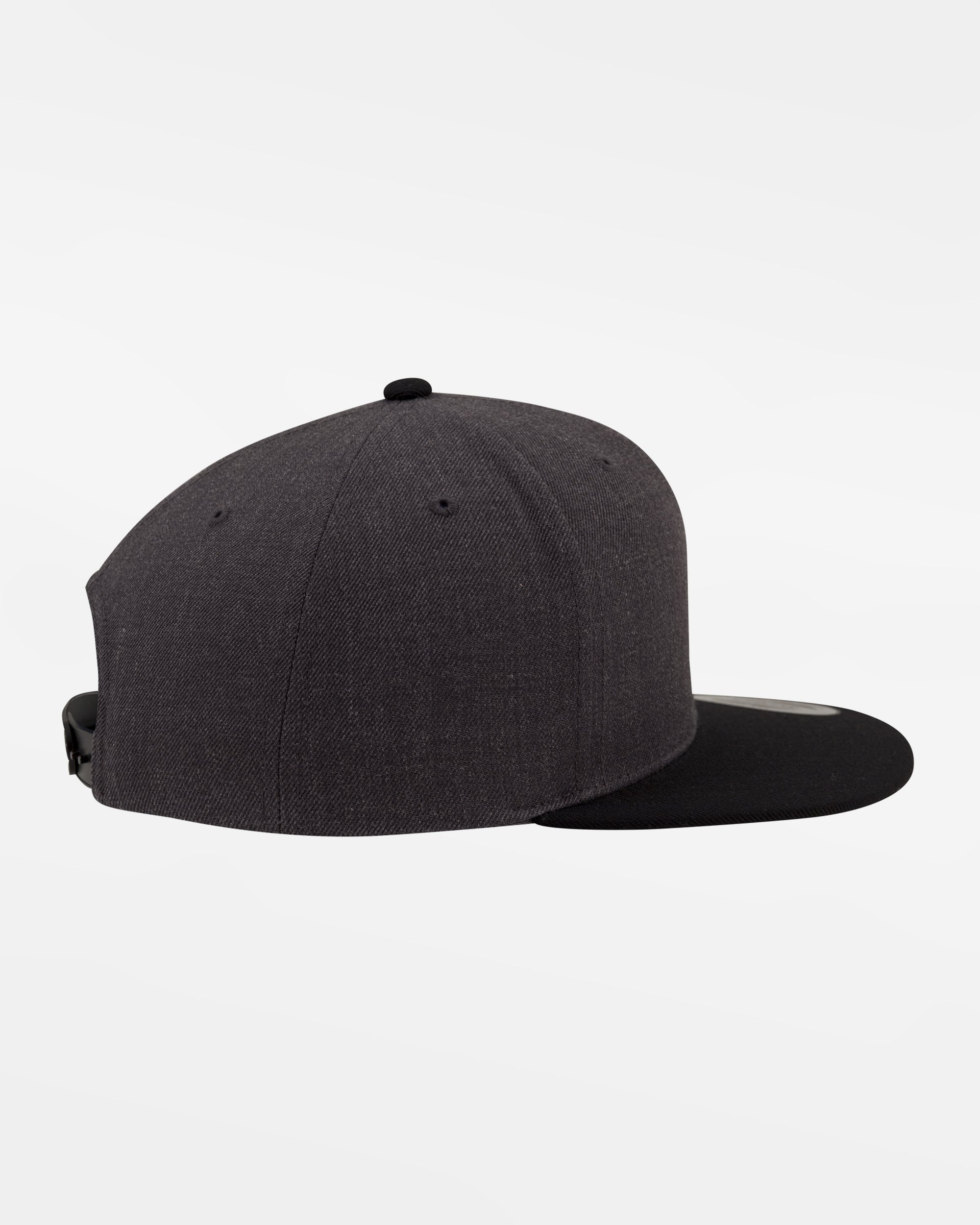 Yupoong Snapback Cap 2-Tone, heather dunkelgrau-schwarz-DIAMOND PRIDE