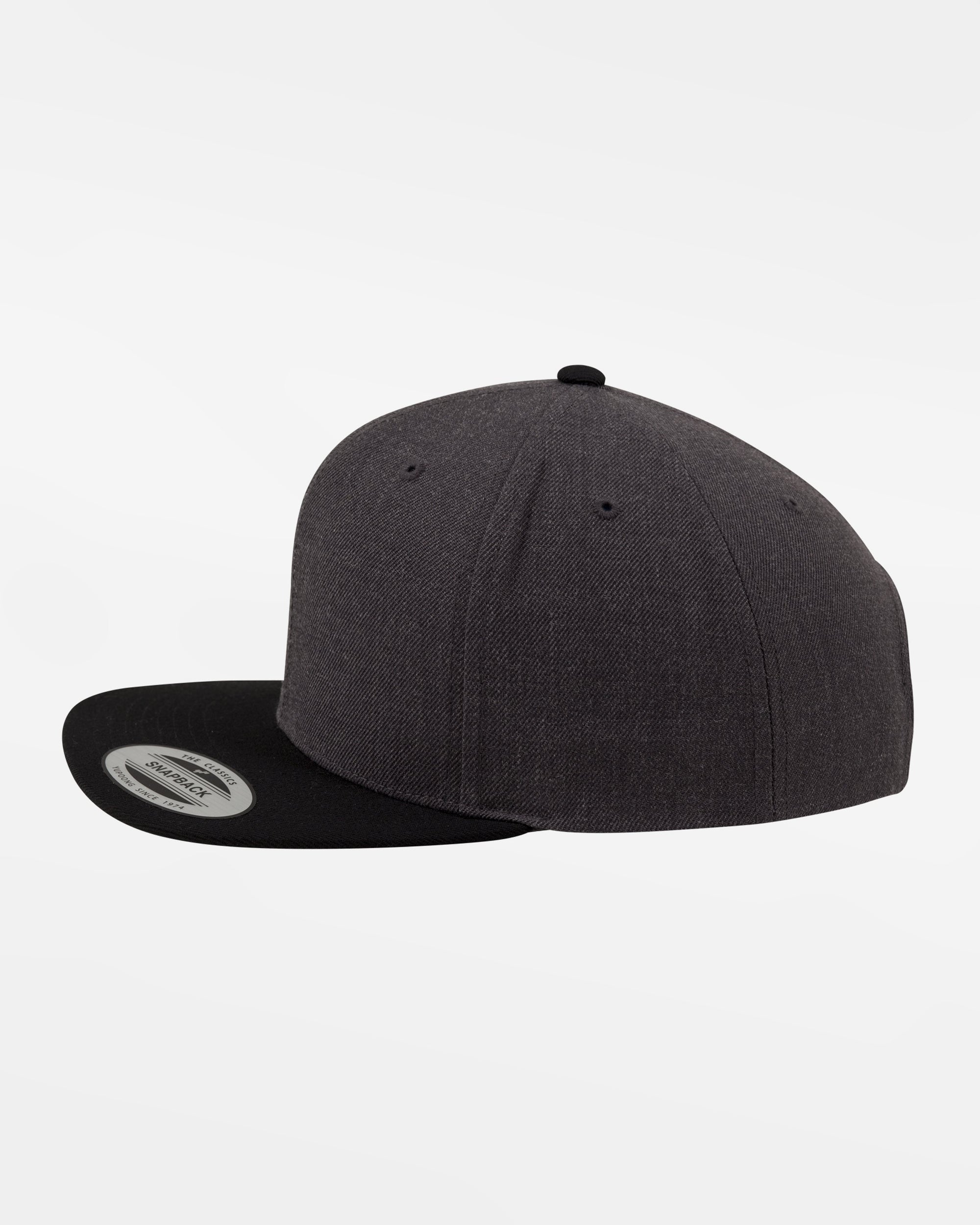 Yupoong Snapback Cap 2-Tone, heather dunkelgrau-schwarz-DIAMOND PRIDE