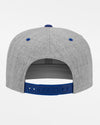 Yupoong Snapback Cap 2-Tone, heather grau-royal blau-DIAMOND PRIDE