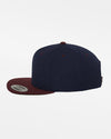 Yupoong Snapback Cap 2-Tone, navy blau-maroon rot-DIAMOND PRIDE