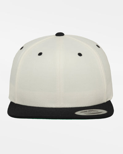 Yupoong Snapback Cap 2-Tone, off white-schwarz-DIAMOND PRIDE