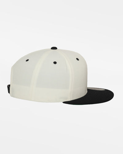 Yupoong Snapback Cap 2-Tone, off white-schwarz-DIAMOND PRIDE