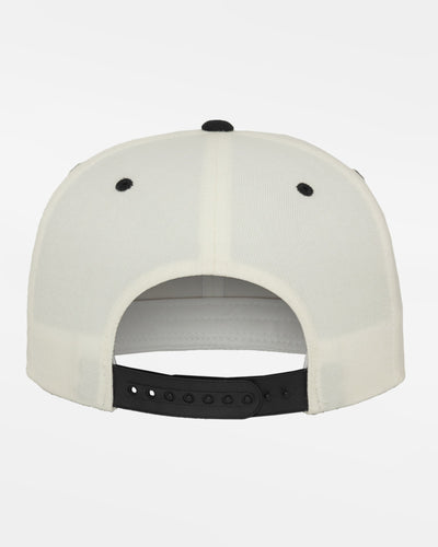 Yupoong Snapback Cap 2-Tone, off white-schwarz-DIAMOND PRIDE