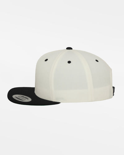 Yupoong Snapback Cap 2-Tone, off white-schwarz-DIAMOND PRIDE