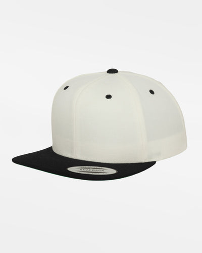 Yupoong Snapback Cap 2-Tone, off white-schwarz-DIAMOND PRIDE