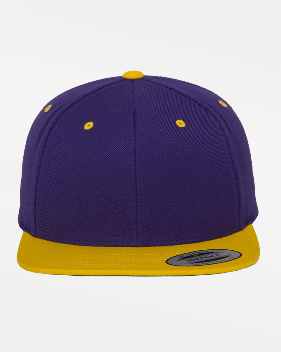 Yupoong Snapback Cap 2-Tone, purple-gelb-DIAMOND PRIDE