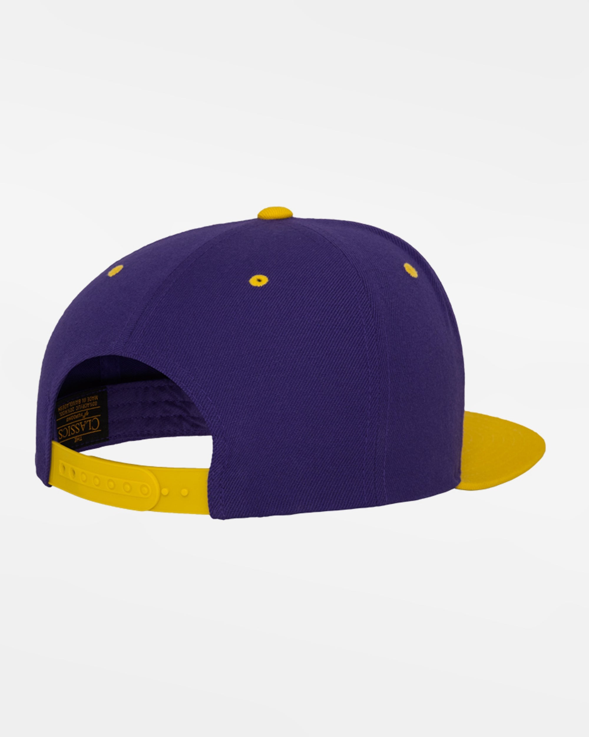Yupoong Snapback Cap 2-Tone, purple-gelb-DIAMOND PRIDE