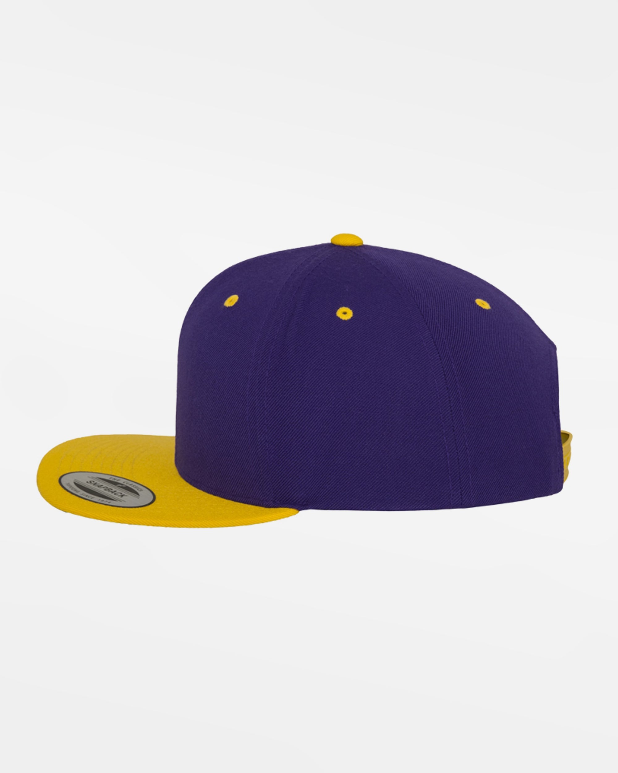 Yupoong Snapback Cap 2-Tone, purple-gelb-DIAMOND PRIDE