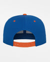 Yupoong Snapback Cap 2-Tone, royal blau-orange-DIAMOND PRIDE