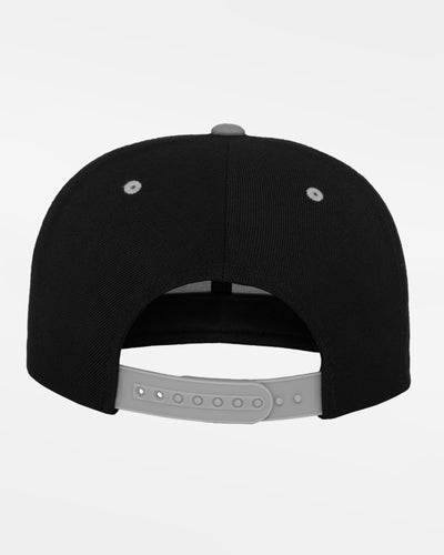 Yupoong Snapback Cap 2-Tone, schwarz-grau-DIAMOND PRIDE