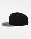 Yupoong Snapback Cap 2-Tone, schwarz-grau-DIAMOND PRIDE