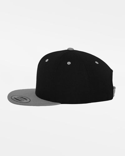 Yupoong Snapback Cap 2-Tone, schwarz-grau-DIAMOND PRIDE