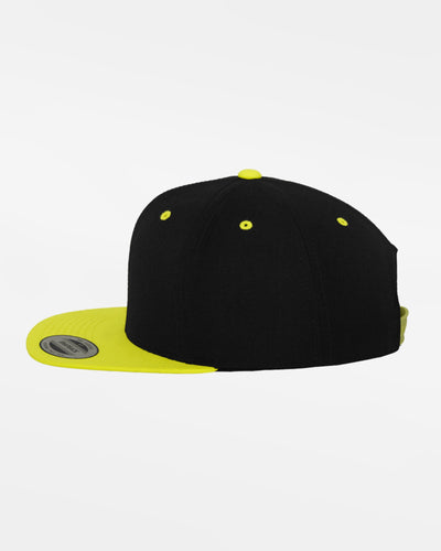 Yupoong Snapback Cap 2-Tone, schwarz-neongelb-DIAMOND PRIDE