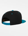 Yupoong Snapback Cap 2-Tone, schwarz-teal blau-DIAMOND PRIDE