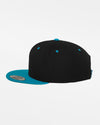 Yupoong Snapback Cap 2-Tone, schwarz-teal blau-DIAMOND PRIDE