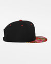 Yupoong Snapback Cap Hawaiian, schwarz - rot-DIAMOND PRIDE