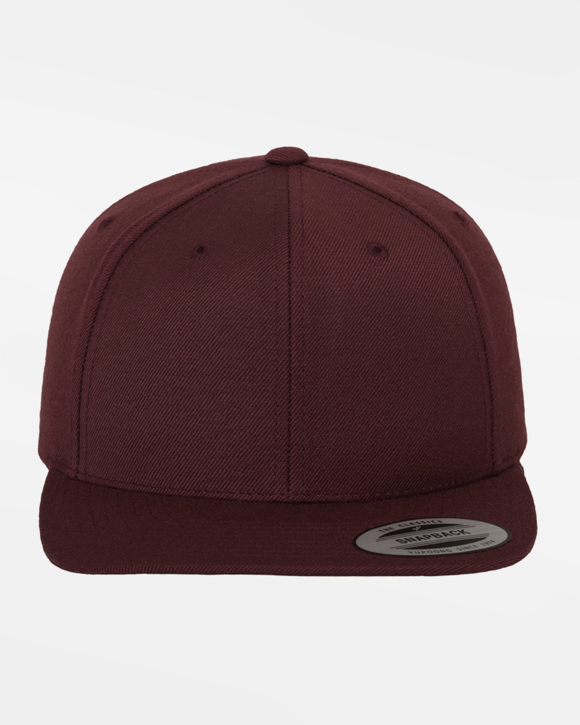 Yupoong Snapback Cap, maroon rot-DIAMOND PRIDE