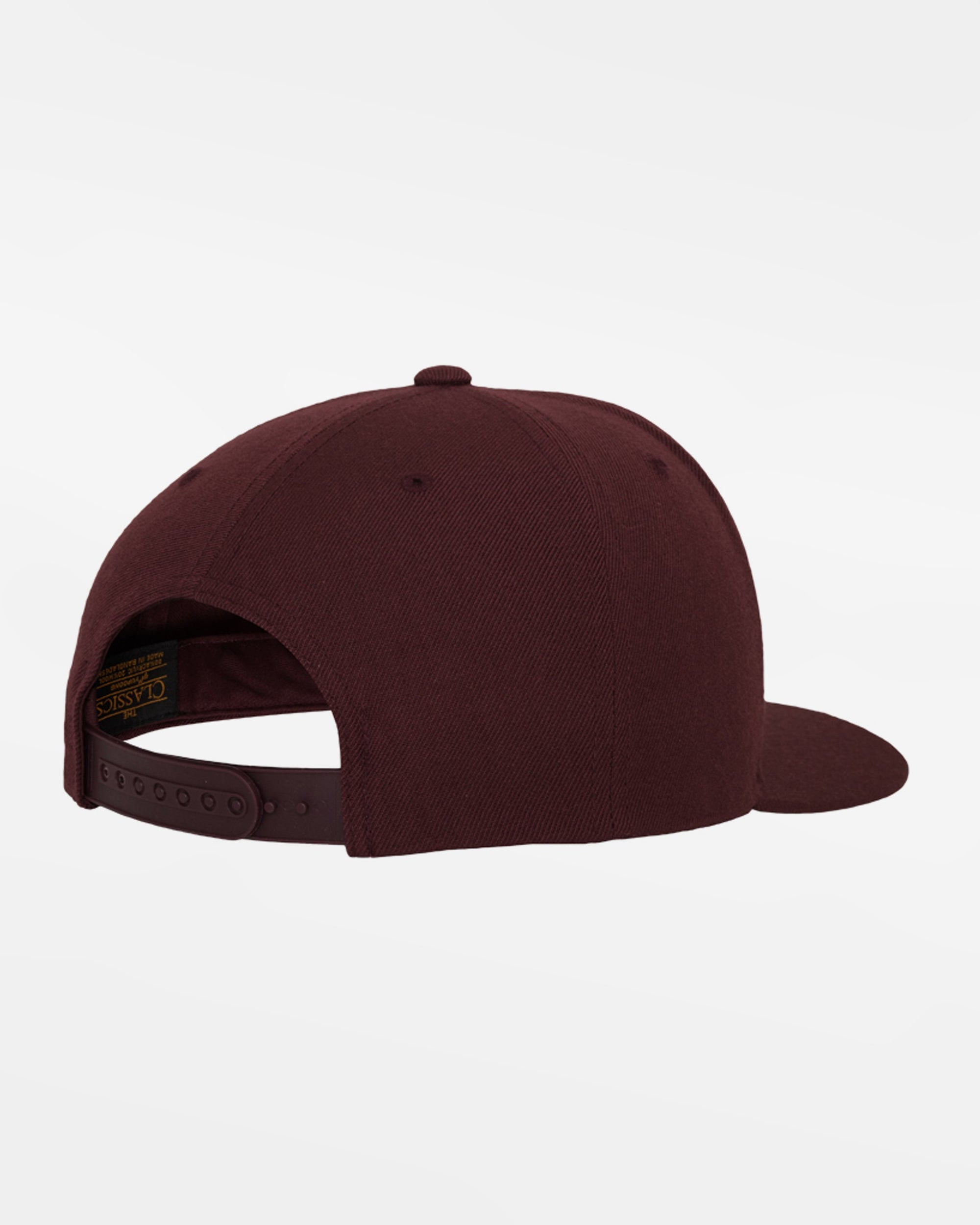 Yupoong Snapback Cap, maroon rot-DIAMOND PRIDE