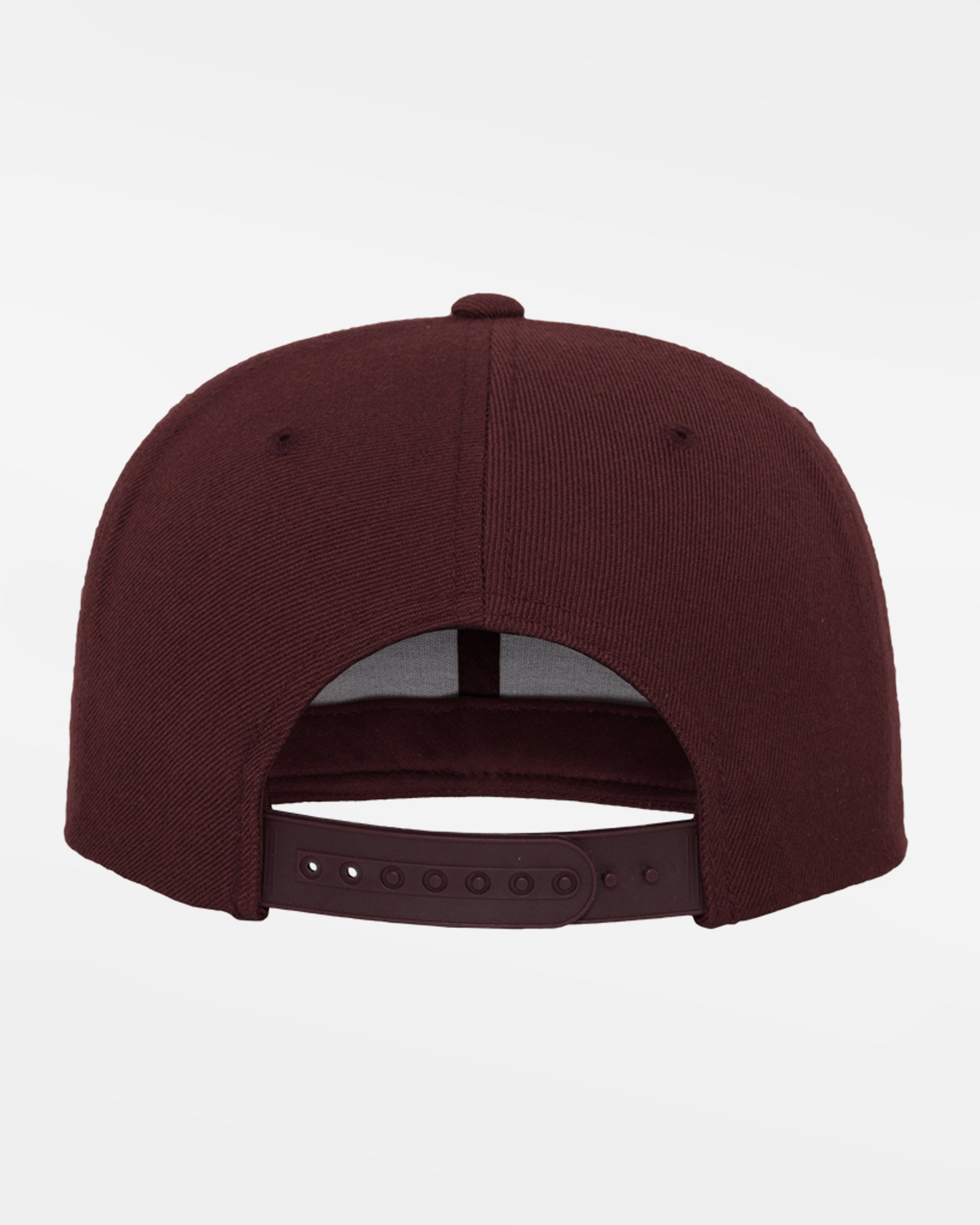 Yupoong Snapback Cap, maroon rot-DIAMOND PRIDE