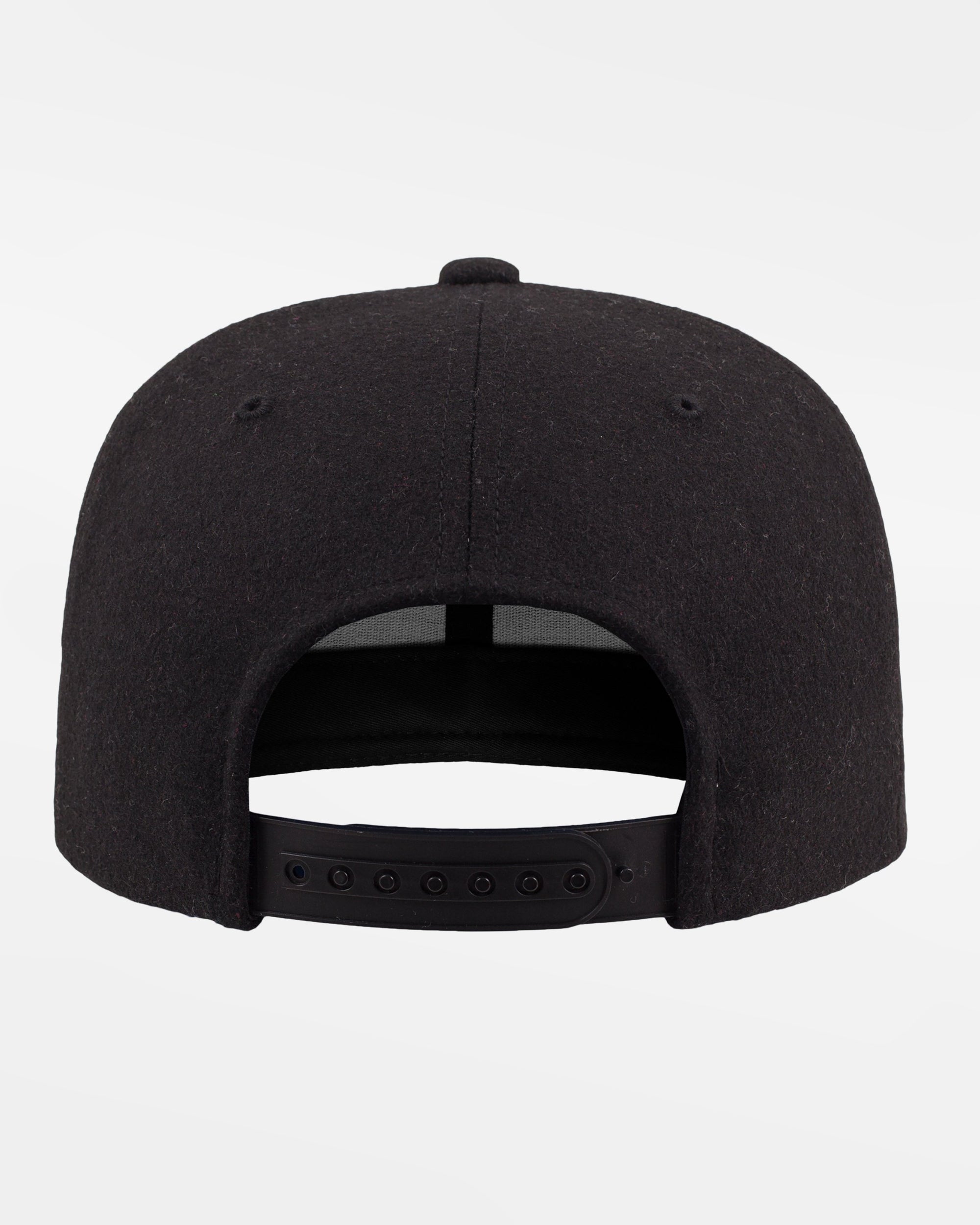 Yupoong Snapback Cap, Melton Wool, schwarz-DIAMOND PRIDE